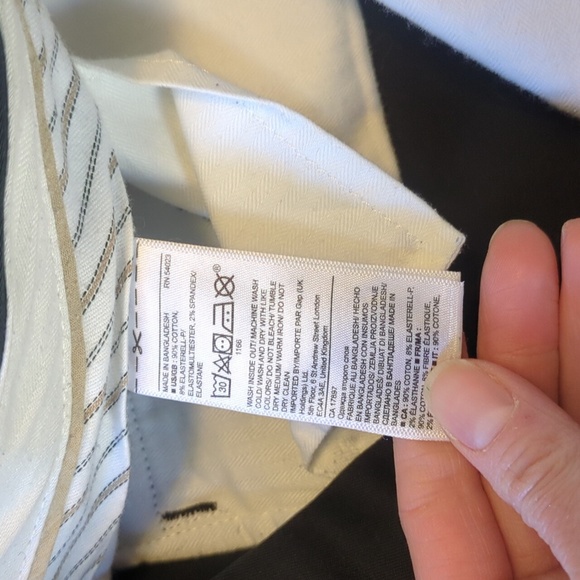 Banana Republic Black Emerson Chino 36 Inch Inseam - Picture 5 of 5